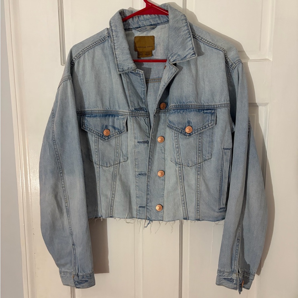 AE Cropped denim jacket